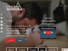 Tablet Screenshot of faithfarm.org